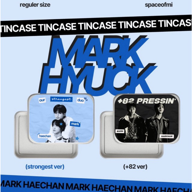 Markhyuck - เคสดีบุกดูโอแรงที่สุด - เวอร์ชั่นมาร์คเฮจัง | Tincase กล่องเหล็กดีบุกกล่องเก็บ mark haec