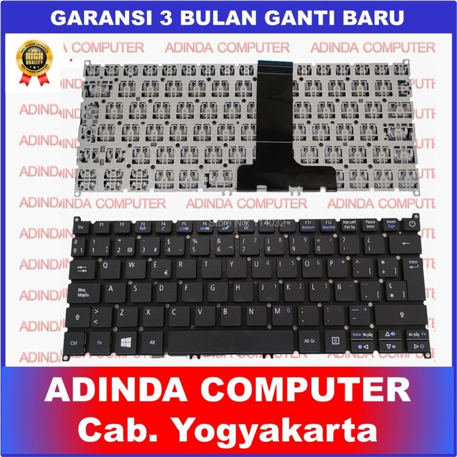 TOMBOL Acer ES1-32 ES11-131 ES1-31 ES1-72-C37M C9N8 ES11 ES1-111 ES1-311 A311-31-c5z5 คีย์บอร์ดปุ่มเ