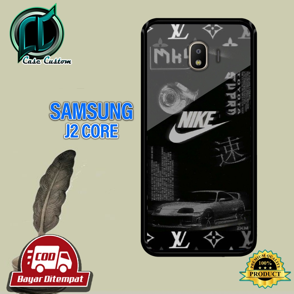 เคส SAMSUNG J2 CORE สามารถใช้สําหรับโทรศัพท์ทุกประเภท ยัง [NIKE Motif] _เคสเงาล่าสุด _เคสแบบกําหนดเอ
