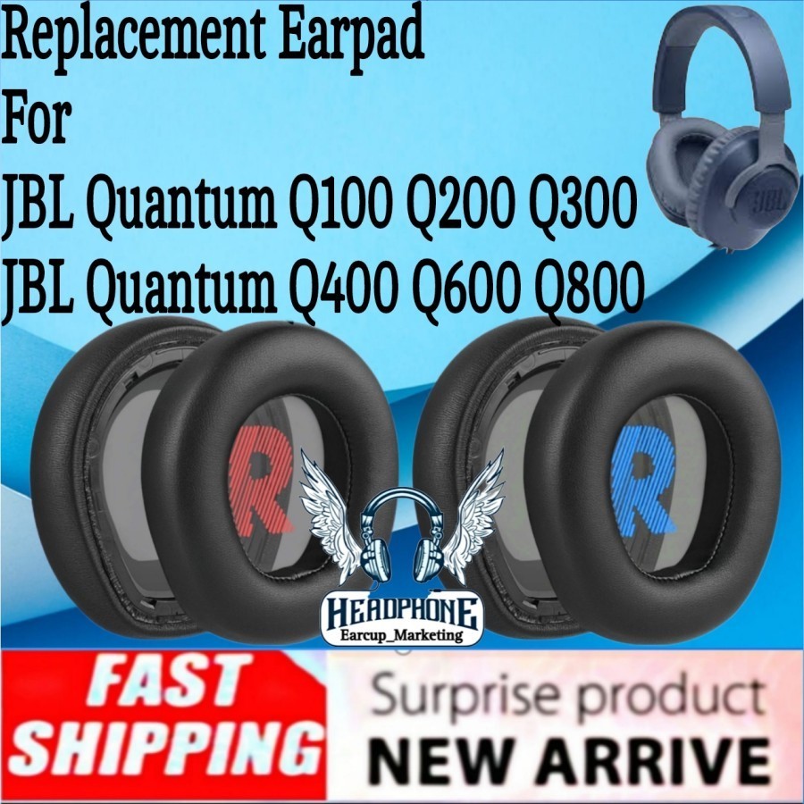 หูฟัง Earcup Earpad Foam หูฟัง JBL Quantum Q100 Q200 Q300 Q400 Q600 Q800 100 200 300 400 600 800
