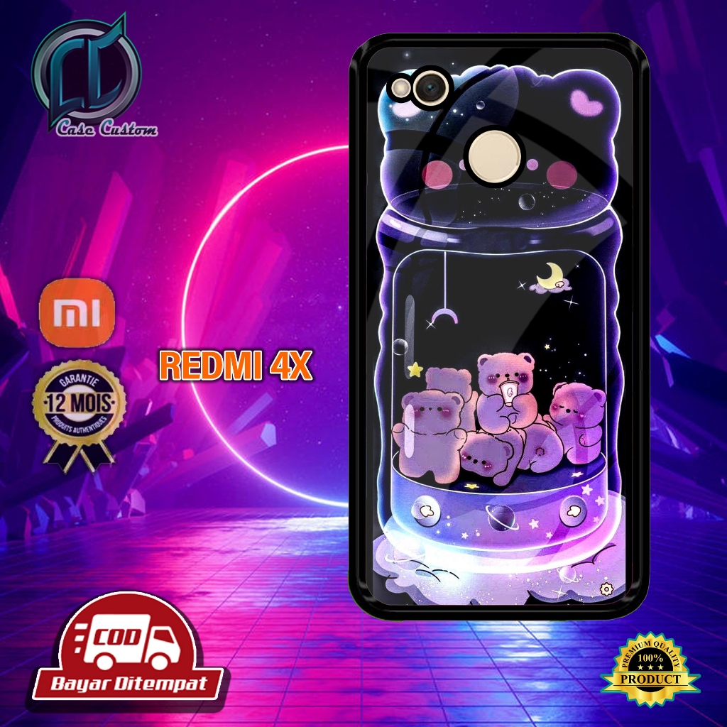 เคส HP XIAOMI REDMI 4X ใช้งานได้สําหรับโทรศัพท์ทุกประเภท ยัง [BOBA Motif]_เคสเงาล่าสุด _เคสแบบกําหนด