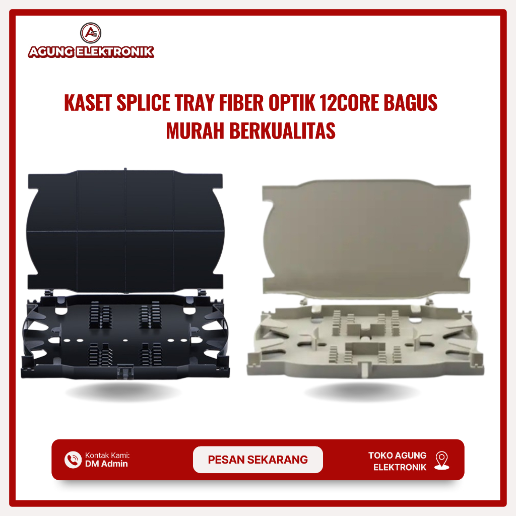 SPLICE TRAY FIBER OPTIC CASSETTE 12CORE คุณภาพดี