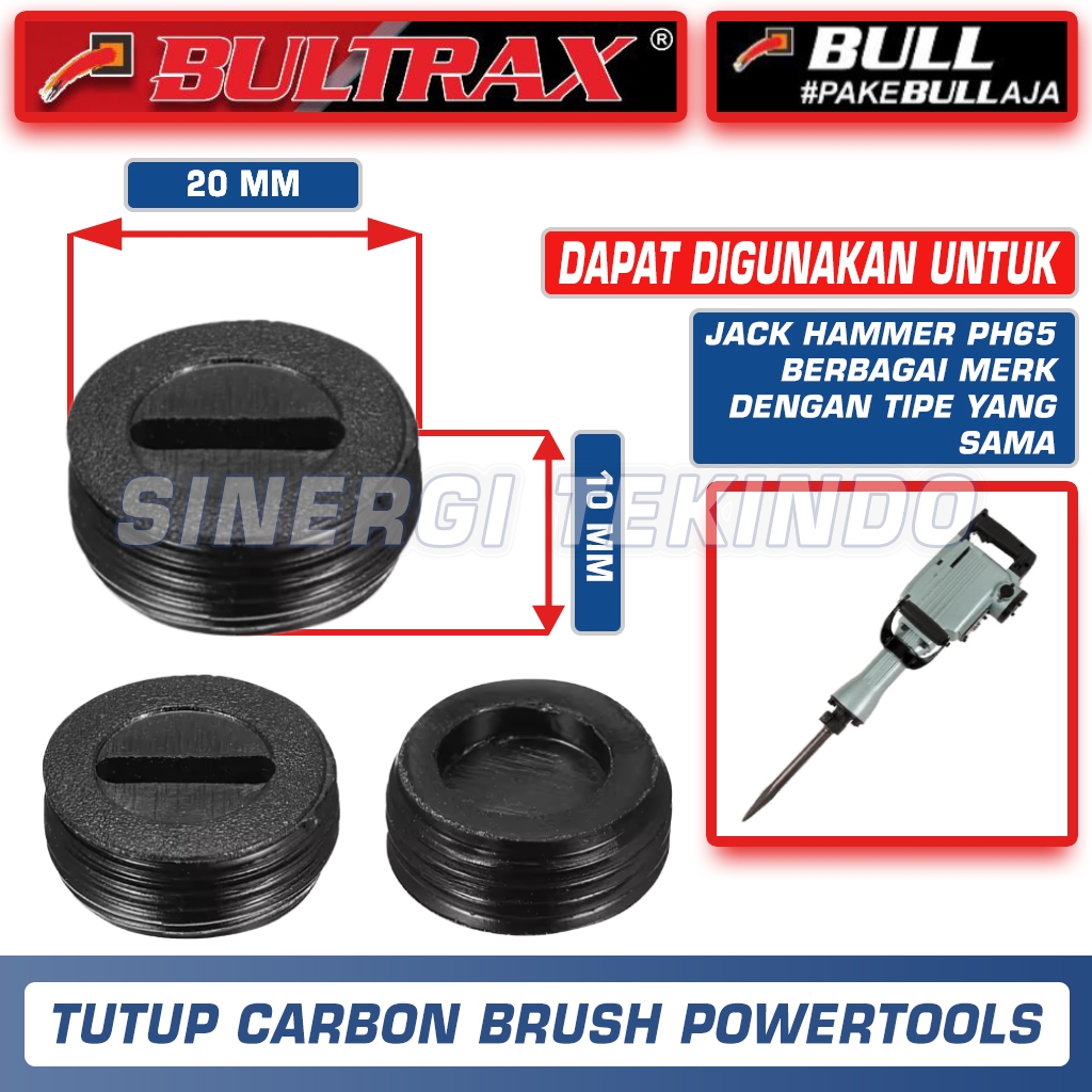 MESIN คาร์บอนแปรง CB Charcoal Areng Kul Spool เครื่อง 20 x 10 มม. PH 65 A CB 044 แจ็คค้อน PH65 HBM 6