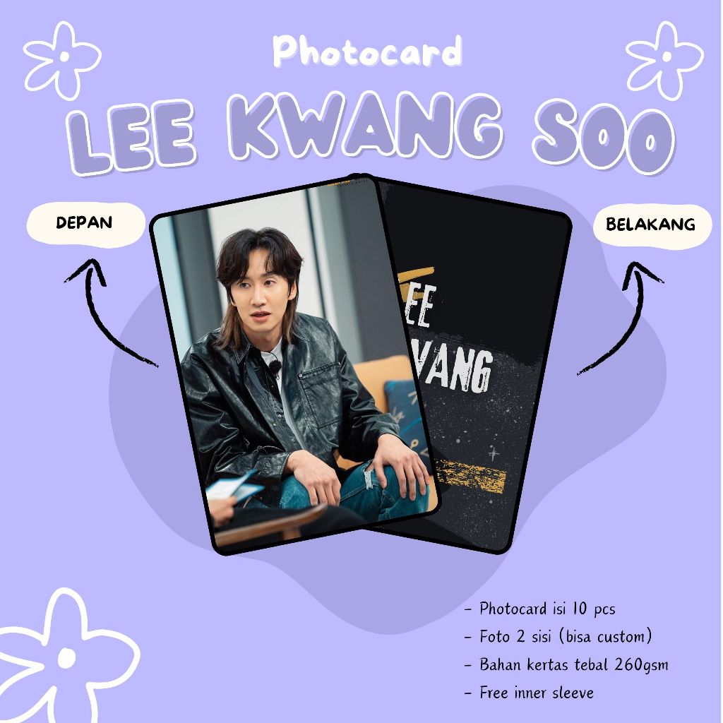 (10 ชิ้น) LEE KWANG SOO PHOTOCARDS
