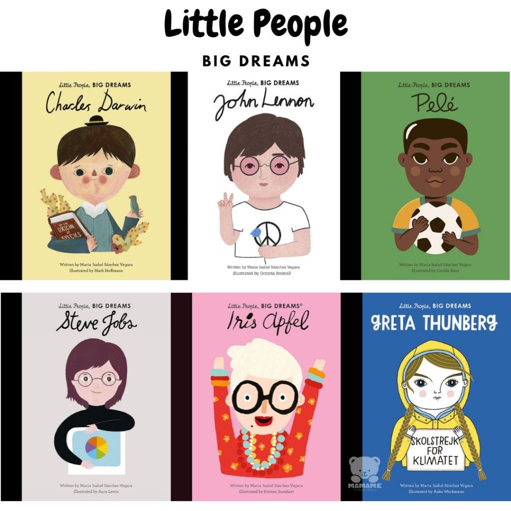Little People Big Dream Book ฟิกเกอร์ปกแข็งสําหรับเด็กภาษาอังกฤษ