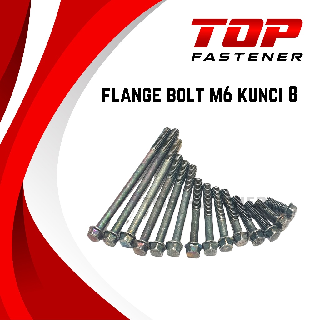 กุญแจโบลว์สีน้ําเงิน 8 สีเขียว 6x15 - 6x100 CVT ENGINE BLOCK CALTER BOLT 6MM M6 BOLT 10