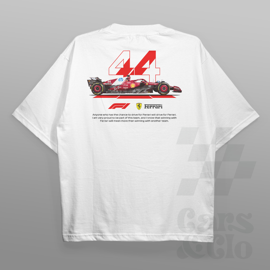 Cars and Clo - Oversize - เสื้อยืดทีม F1 2025
