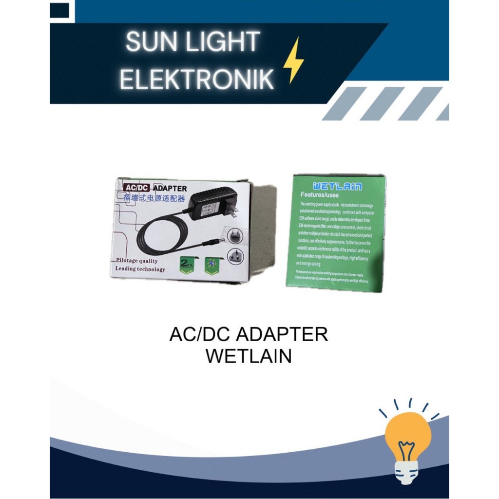 อะแดปเตอร์ | อะแดปเตอร์ AC/DC WITLAIN PILOTAGE QUALITY 9V 2A