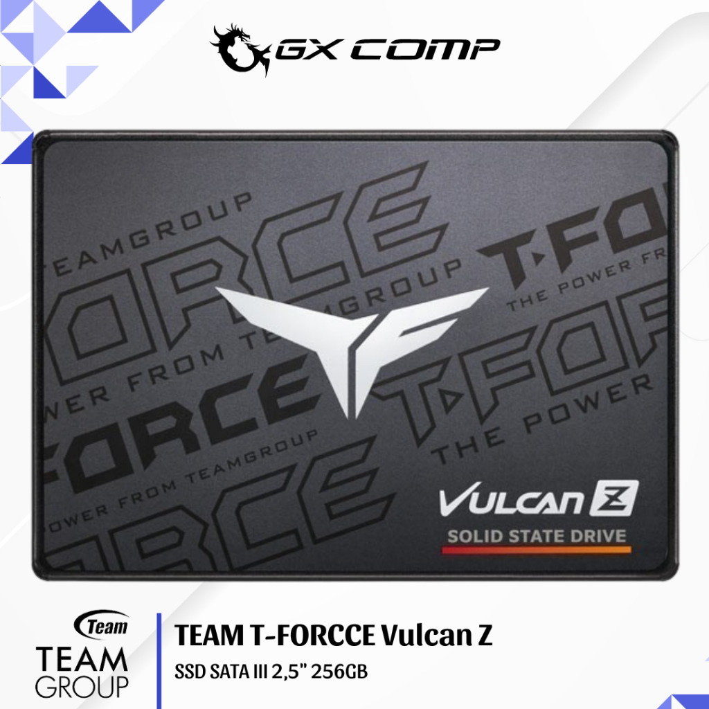 ทีม T-Force Vulcan Z 256GB Sata III 2.5" 6GB/s | กลุ่มทีม SSD 256 GB