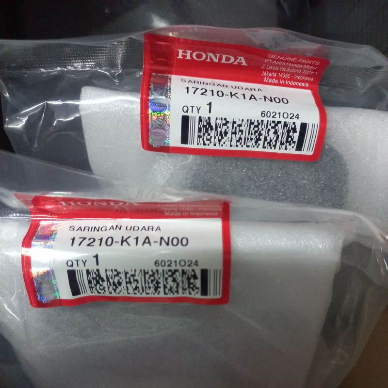 17210K1AN00 – ELEMENT COMP AIR/C, AIR FILTER, AIR FILTER BEAT DELUXE ORIGINAL AMM