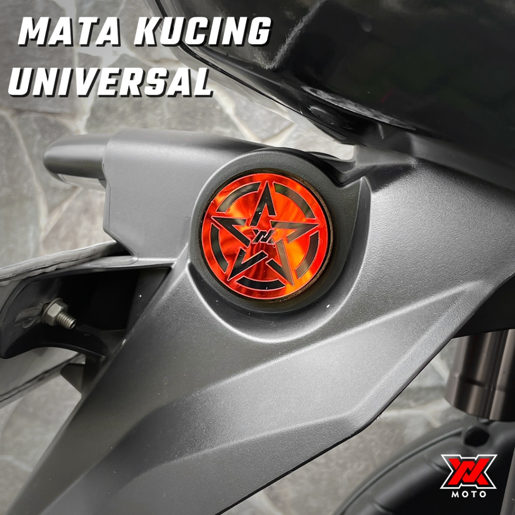 MATA AVMOTO White Cat Eye Reflector Star รุ่น 1 ชุดสําหรับ All New Nmax Old Nmax New Xmax New Nmax Turbo Universal