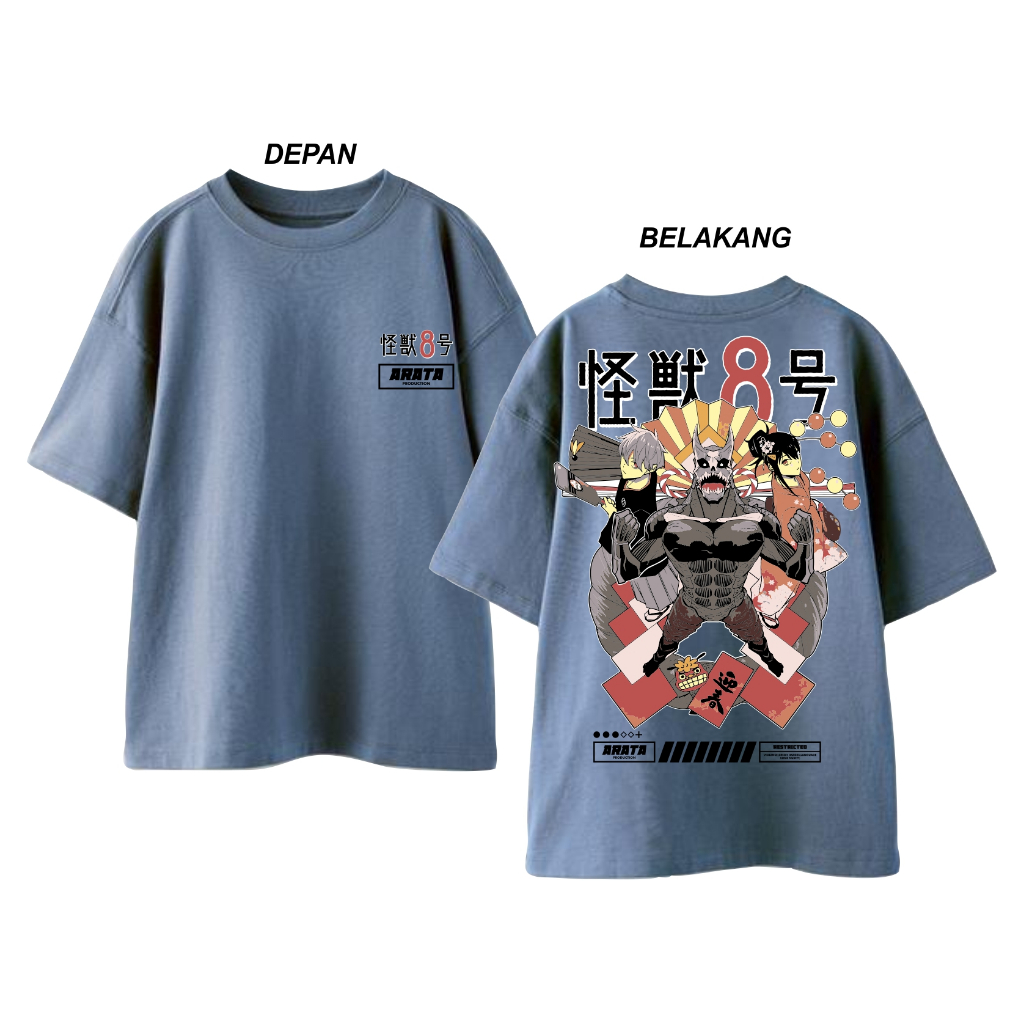 TOCA ANIME เสื้อยืดสําหรับ UMU 8 9 10 11 12 13 14 15 16 YEARS COOL ANIME MOTIF