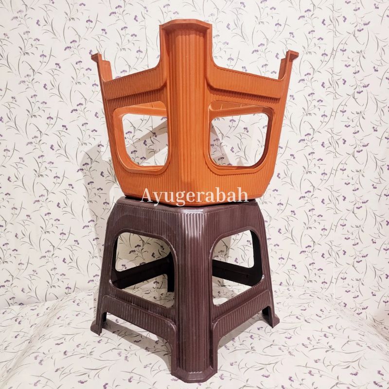 KNITTED RATTAN CHAIR/SHORT RATTAN STOOLS/เก้าอี้ทานอาหาร