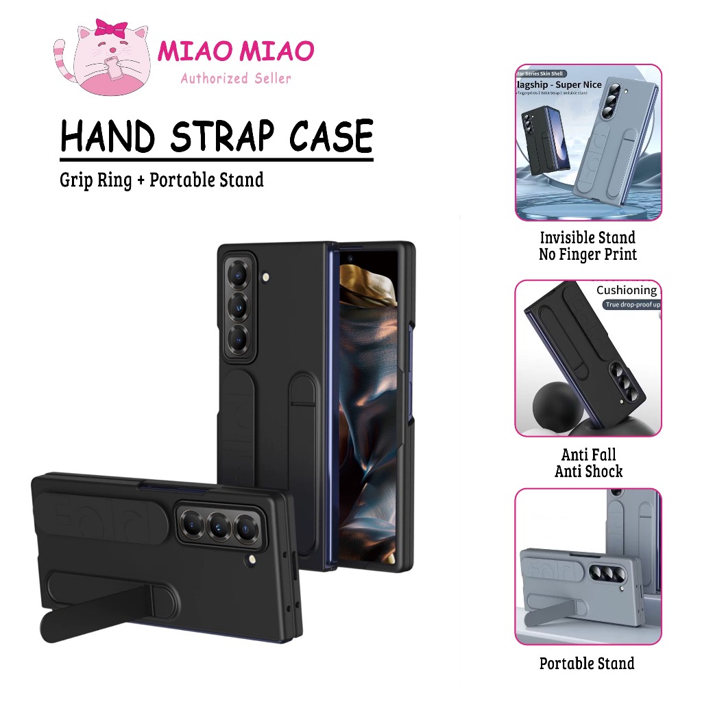 Samsung Galaxy Z Fold 4 Z Fold 5 Z Fold 6 Z Fold 7 / ZFold4 ZFold5 ZFold6ZFold7 Hand Strap Stand Cas