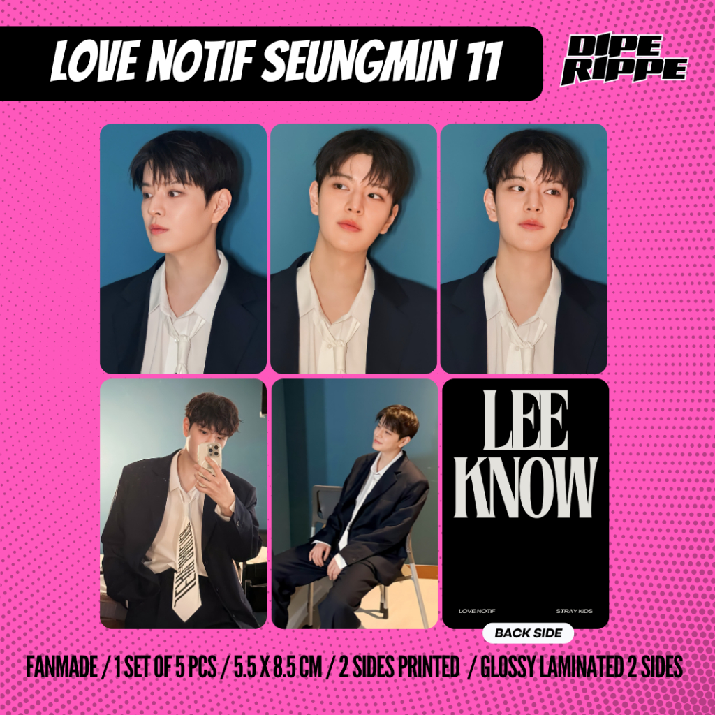 SKZ - SEUNGMIN STRAYKIDS UPDATE SELCA LOVE NOTF