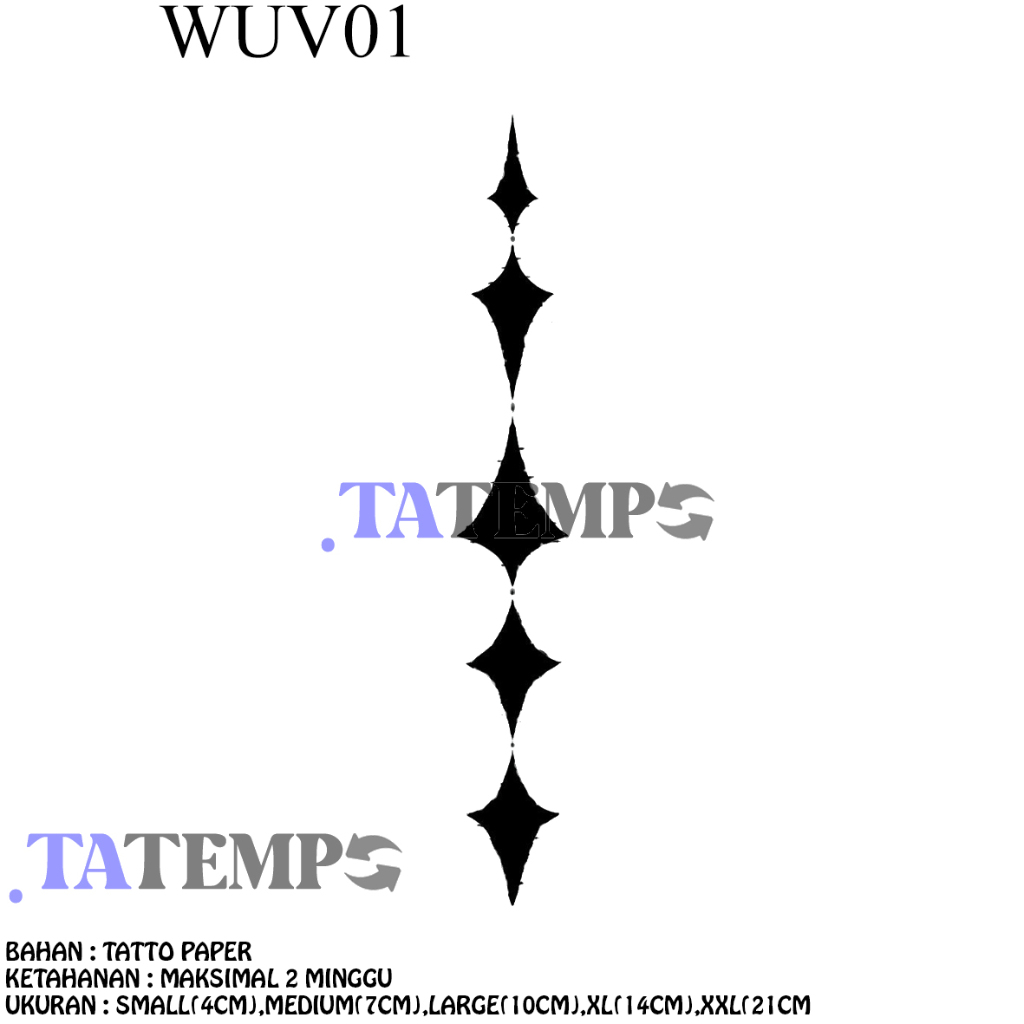 TATAMPO รอยสักชั่วคราว - WETHERING WAVES/RETRO/WAVES