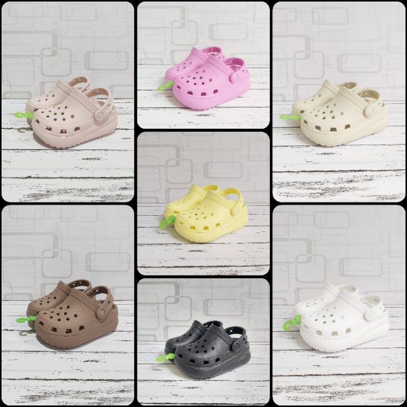 Crocs Crush Clog รองเท้าแตะเด็ก / รองเท้าแตะเด็ก Crocs / เด็ก Crush Clog