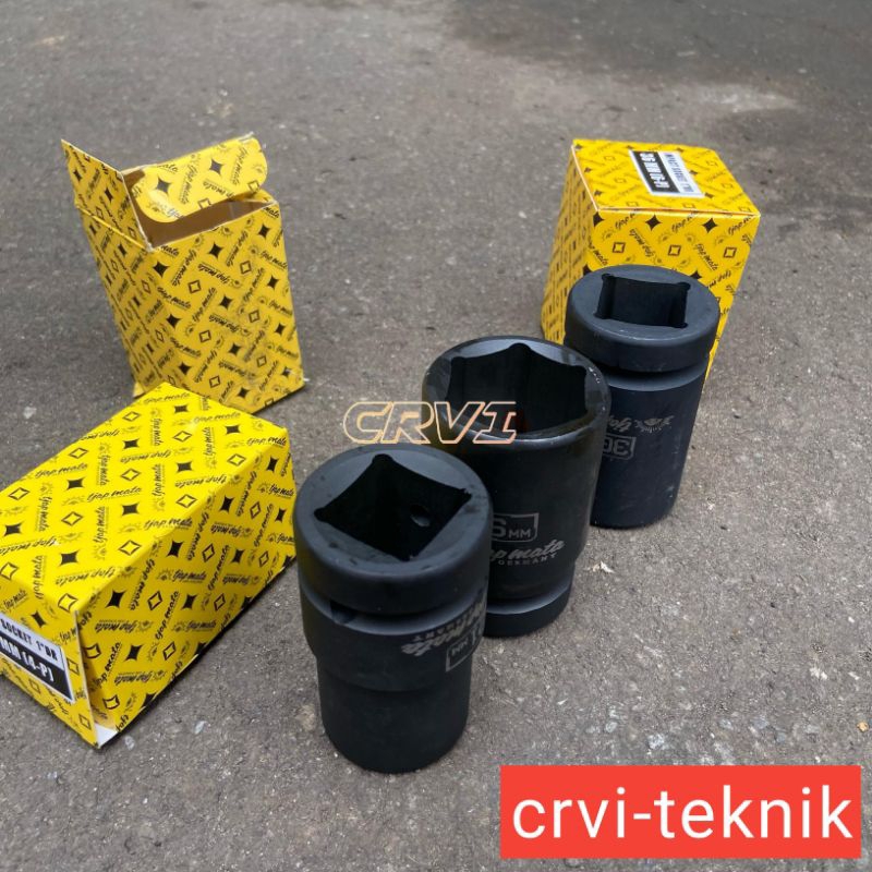 Deep impact Socket eye 1 นิ้ว 6 pt Tjap Mata 24" 26" 27" 32" 33" 34mm Shock eye tjap mata