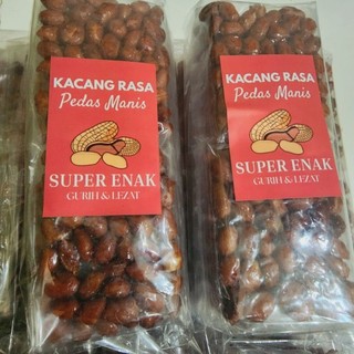 KACANG RASA PEDAS MANIS SPECIAL UNTUK CAMILAN 1 PACK(ISI 10 PCS) BISA INSTAN