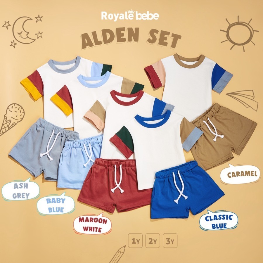 ROYALE BEBE ALDEN - ชุดขาสั้น PREMIUM BOYS