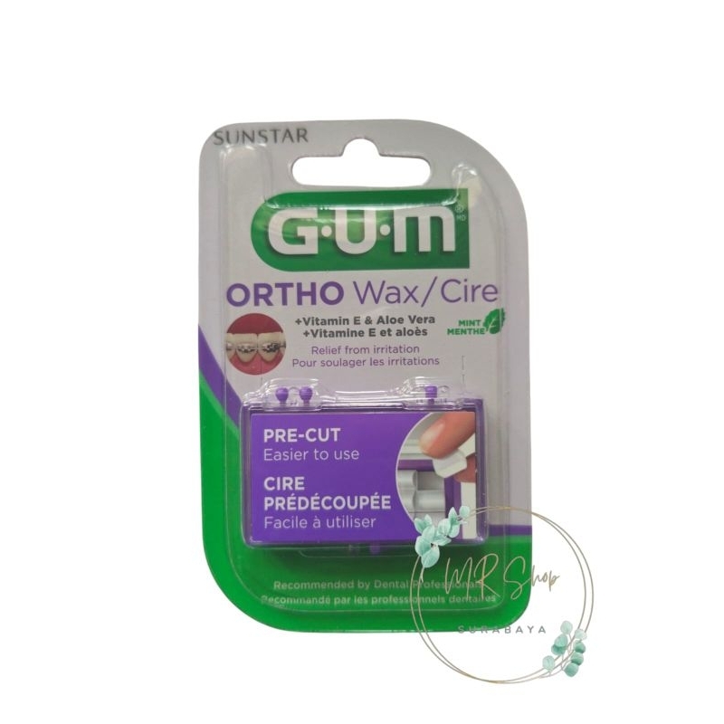 LILIN GUM Sunstar GUM Ortho Wax แว็กซ์จัดฟันจัดฟัน