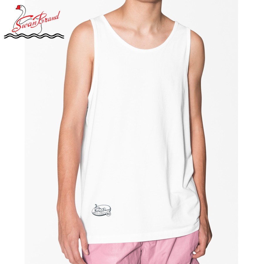 เสื้อกล้าม Rider SB123 ยี่ห้อ Swan - สีขาว (1 ชิ้น) - M