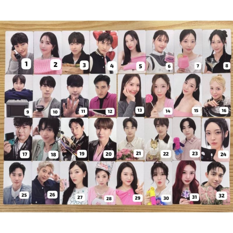 Sharing photocard SMtown family ver