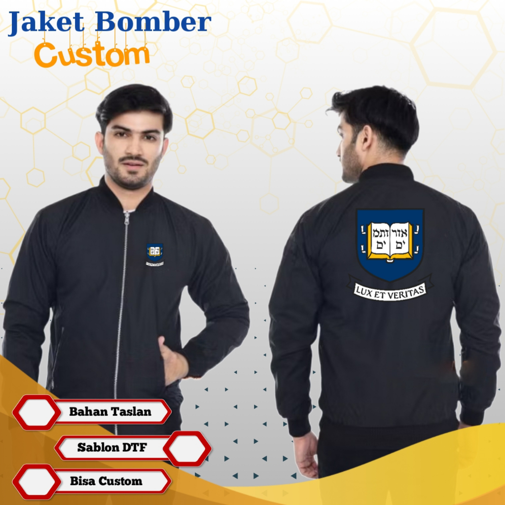 Yale University Jacket Part 2 Custom Bomber Jacket UL23