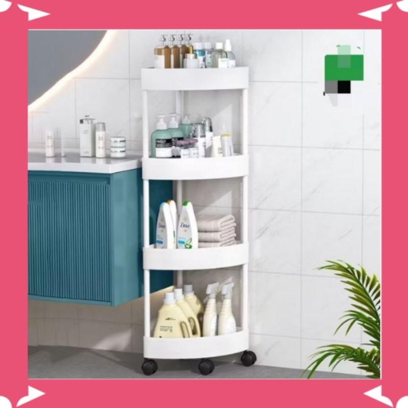GSF 4193 MULTI-PURPOSE CORNER/TRIANGLE SHELF + ล้อ