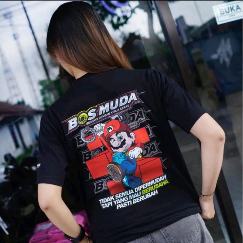 เสื้อยืด Young Boss Success / เสื้อยืด Young Boss Distro Success เสื้อยืดผู้ชายและผู้หญิง