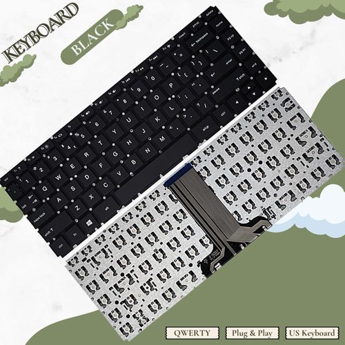 คีย์บอร์ดคุณภาพดีที่สุด HP Pavilion 14-AB057CA 14-AB100 14-AB167US 14-AB168CA - รับประกัน