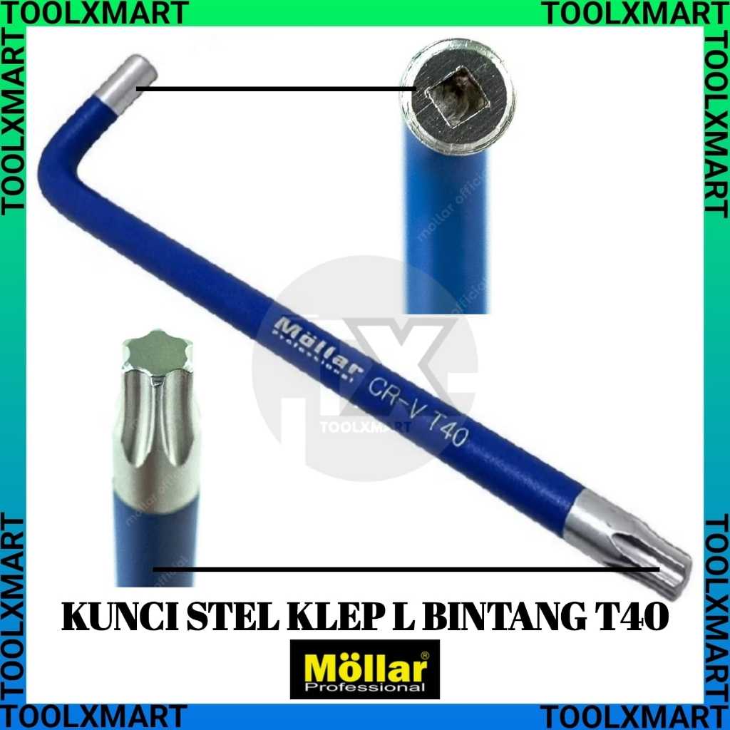 T40 3MM MOLLAR ประแจปรับวาล์ว / ประแจปรับวาล์ว 3 มม. T40
