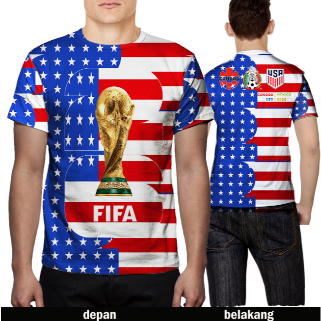 2026 America Mexico Canada Worl Cup T-Shirt // เสื้อยืดฟุตบอลโลกอเมริกา