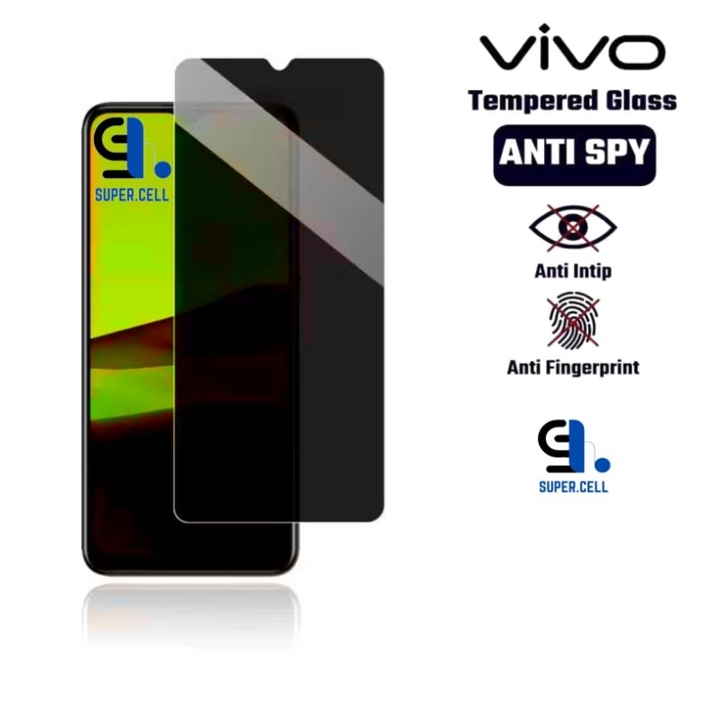 LAYARกระจกนิรภัยAnti Spy Vivo Y51s Y51 2020 Y51a 2021 Y52 5G Y52s Y53s Y53s 4G Y54s Y54s 5G Y55 5G Y