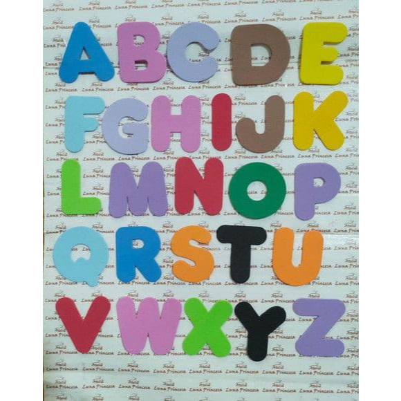 ตัวอักษรนูน EVA FOAM COLORFUL EVA SPONGE LETTERS