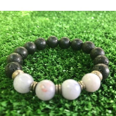 LAVA MIX BRACELET / STONE BRACELET / อุปกรณ์เสริมสําหรับผู้หญิง BRACELET