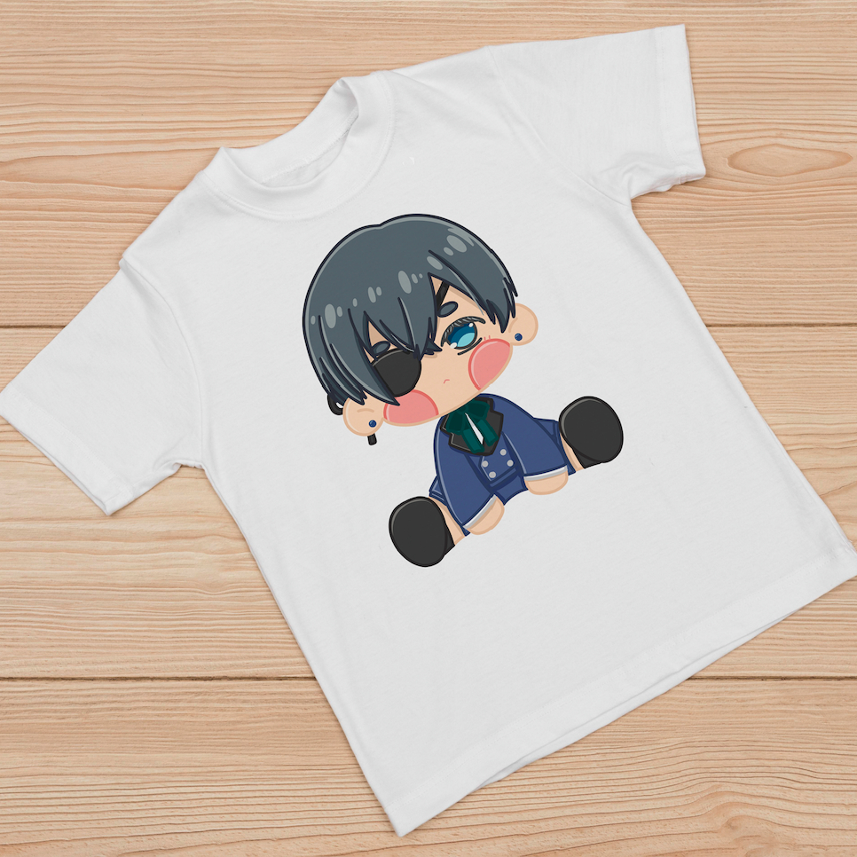 KATUN BLACK BUTLER TSHIRT ANIME T-SHIRT / ANIME KIT / ANIME FANKIT / MANGA / COTTON T-SHIRT / เสื้อย