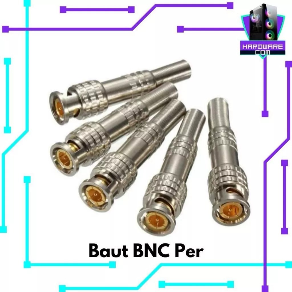 Bnc Per Connector สําหรับกล้องวงจรปิด
