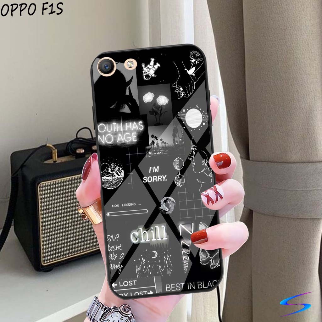 HP ล่าสุด Oppo F1S CASE (สีดํา) - เคสโทรศัพท์ - Sheishore - Phone Case - Phone Softcase - Phone Case