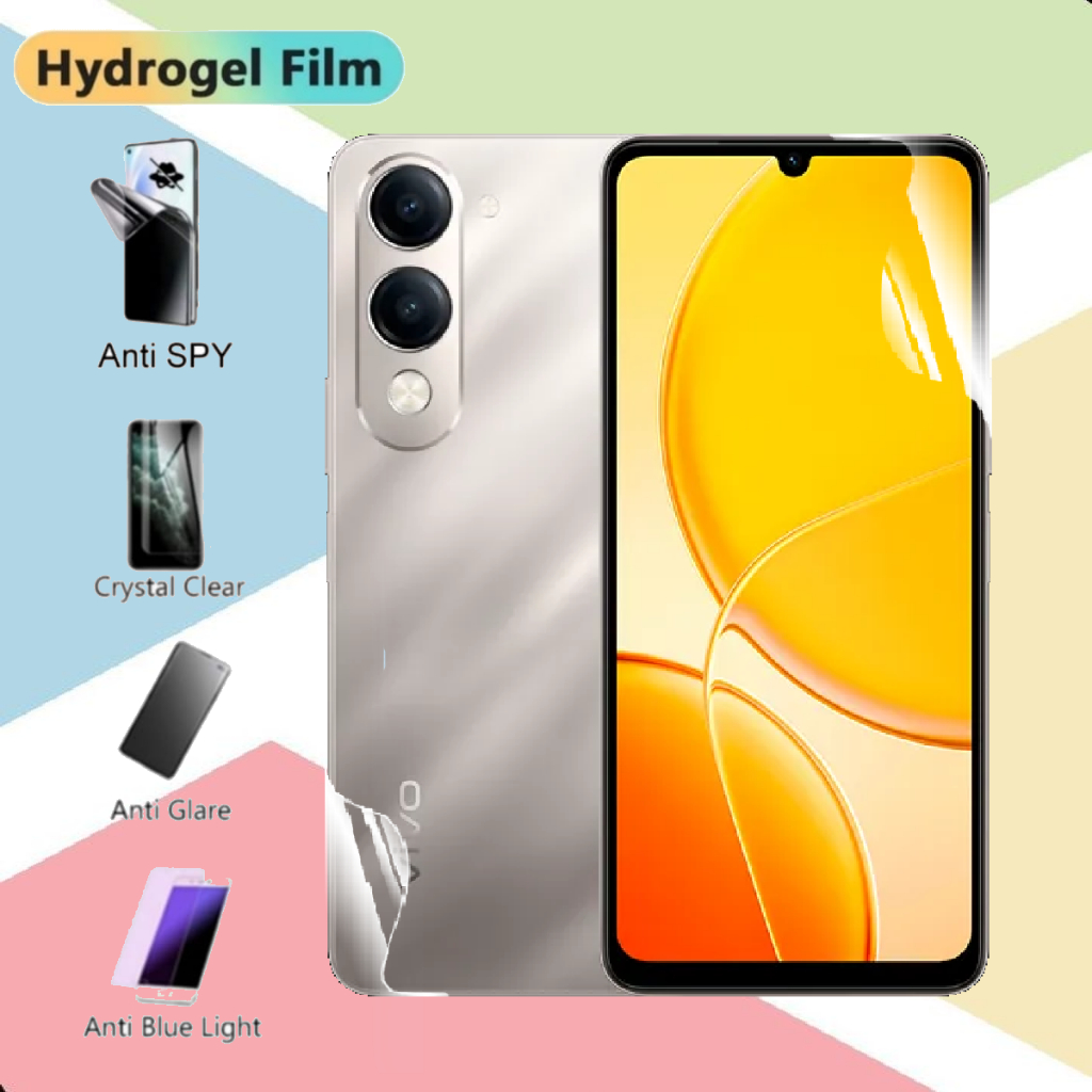 ฟิล์มกันรอย VIVO Y04 ฟิล์มไฮโดรเจล ไม่ใช่กระจกนิรภัย