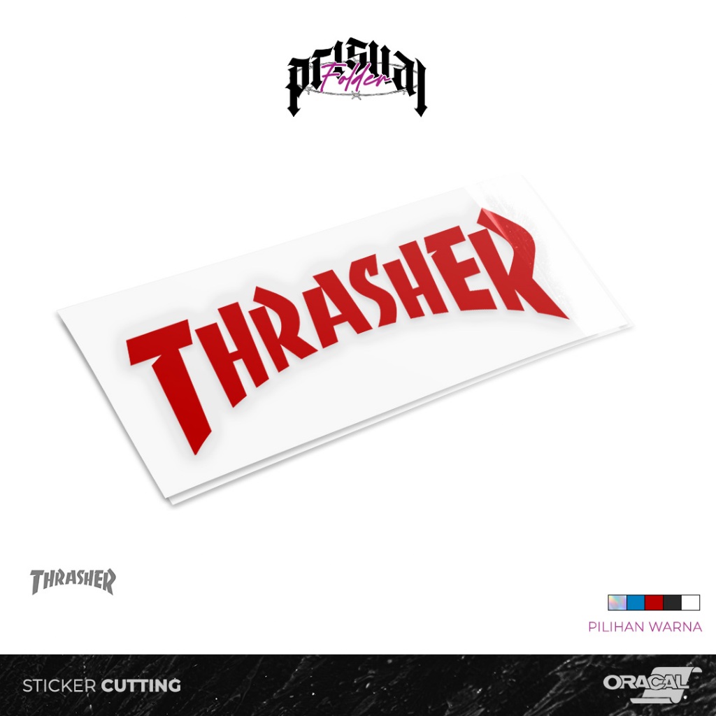 สติ๊กเกอร์ Thrasher | สติ๊กเกอร์ตัด | สติ๊กเกอร์สะท้อนแสง