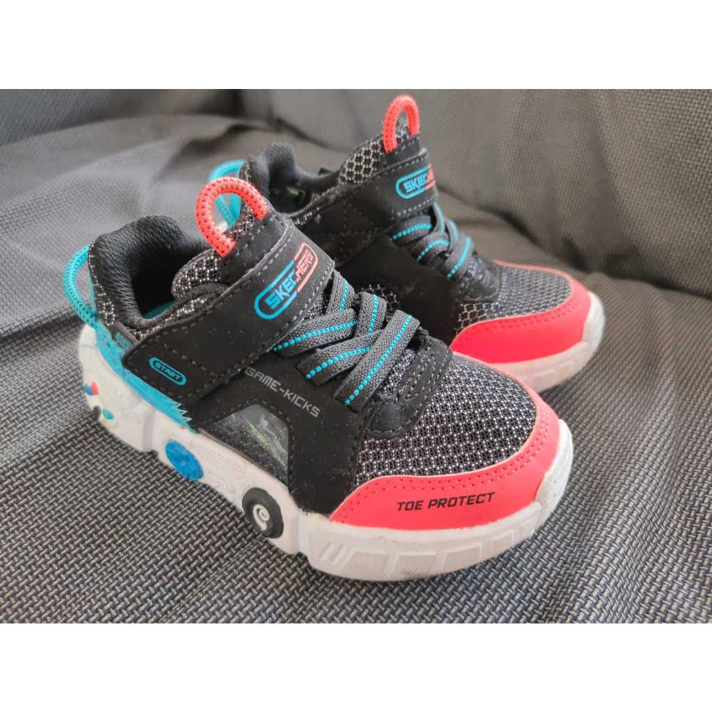 รองเท้าเด็ก Sketchers Balance Bike Pushbike (Preloved)