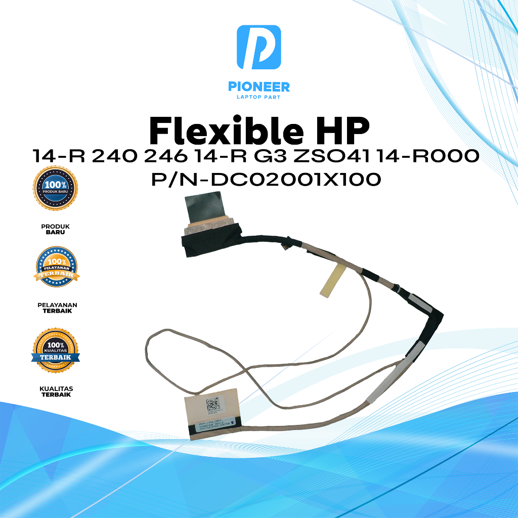 ยืดหยุ่น HP 14-R 240 246 14-R G3 ZSO41 14-R000 P/N-DC02001X100