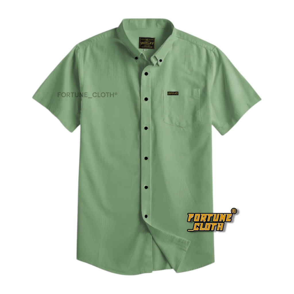 KATUN KEMEJA เสื้อเชิ้ตผ้าฝ้ายพรีเมี่ยมแขนสั้นสําหรับผู้ชาย | เสื้อเชิ้ตอย่างเป็นทางการและลําลองล่าสุดสําหรับผู้ใหญ่ | ชุดทํางานสํานักงาน | ไซส์ใหญ่จัมโบ้ | เสื้อสีเสจ