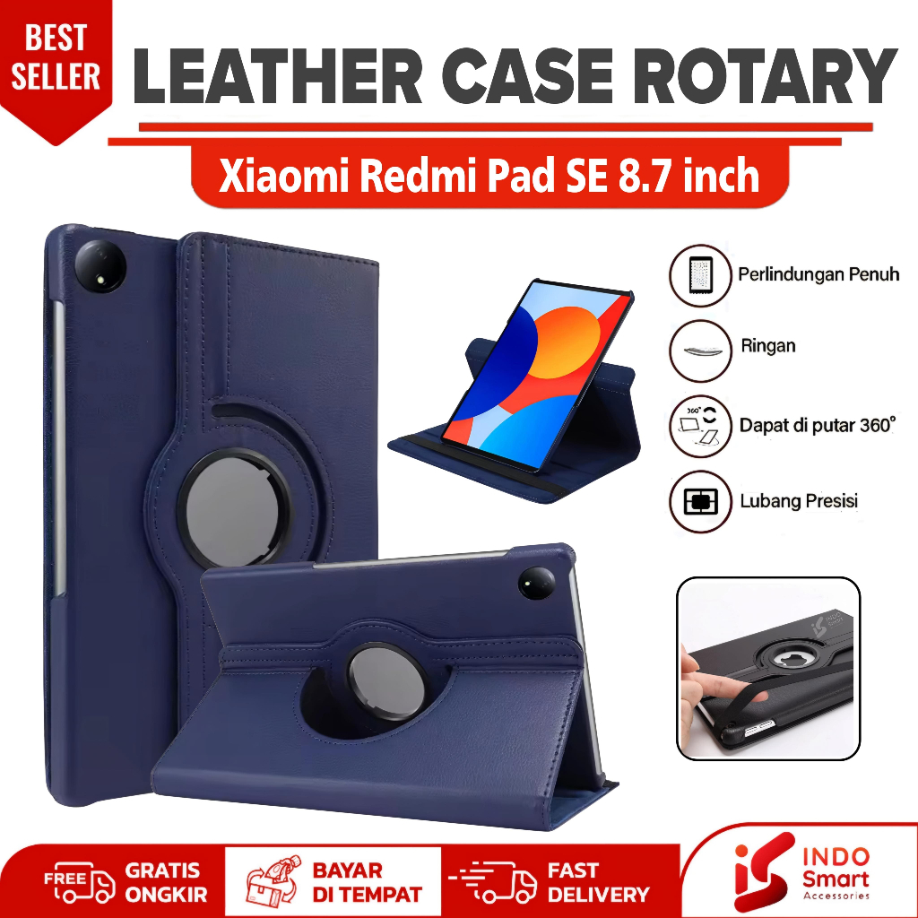 Xiaomi Redmi Pad SE 8.7 | เคส Xiaomi Redmi Pad SE 8.7 | ปลอก Redmi Pad SE 8.7 4G | เคสฝาพับ ซองหนังห