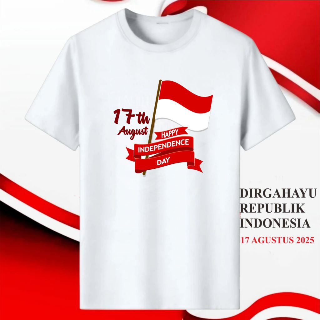 Distro เสื้อยืด 17 สิงหาคม Happy Birthday 80th Anniversary Adult Unisex / Independence เสื้อยืด