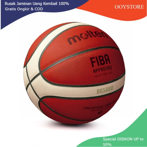 MOLTEN บาสเก็ตบอล IBL BG5000 PERBASI ORIGINAL นําเข้าบาสเก็ตบอล