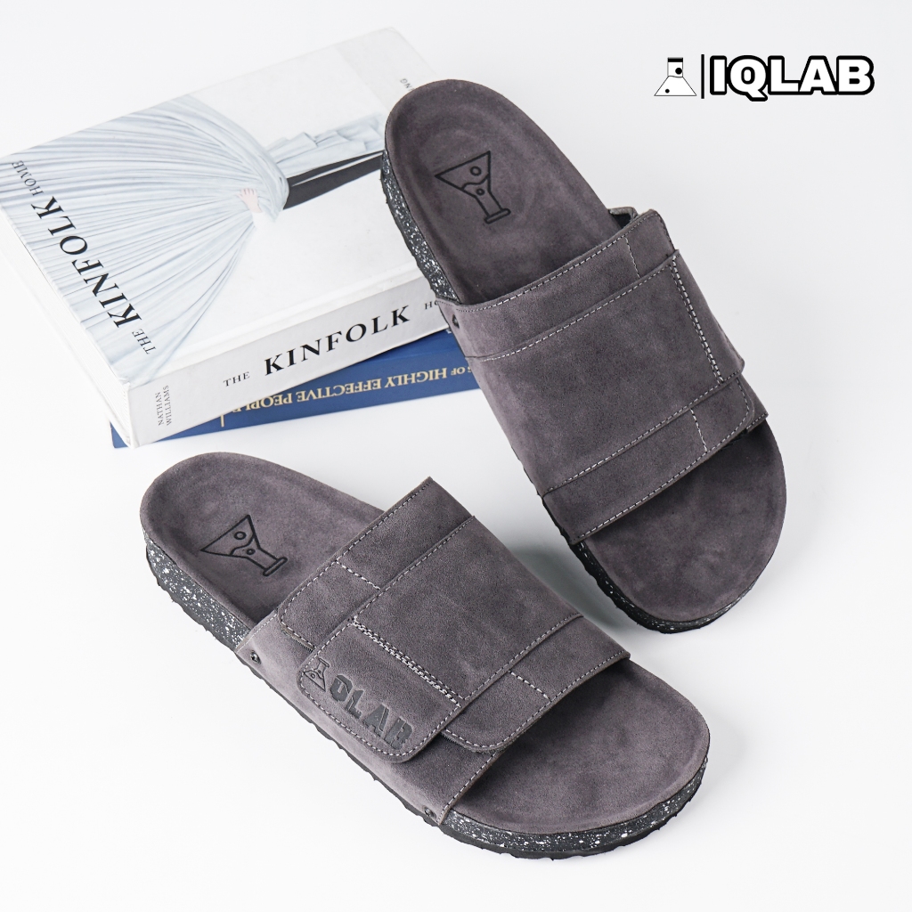 รองเท้าแตะสลิปออนหนังกลับลําลองผู้ชาย Majestic Series Iqlab Footwear