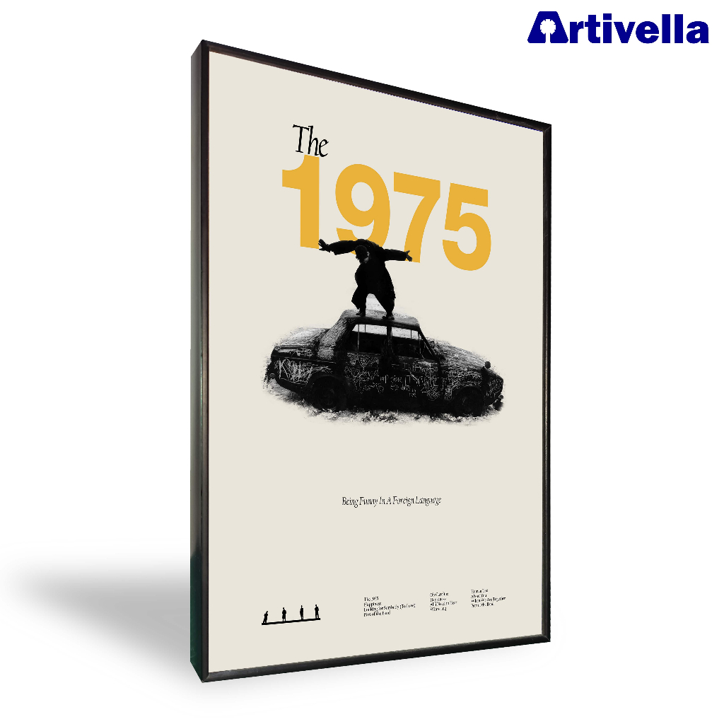 กรอบโปสเตอร์ 1975 - ตกแต่งผนังระดับพรีเมียม 10R/12R - Frameblock