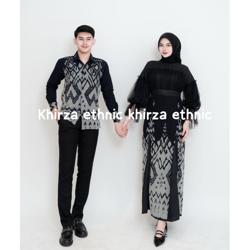 RAHAYU BLACK COUPLE WOVEN - COUPLE WOVEN CLOTHES - การกําจัดวัชพืช - COUPLE CLOTHES